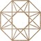 Ekena Millwork Guardian Wood Fretwork Pierced Ceiling Medallion, Red Oak, 18"OD x 7"ID x 3/8"T CMWP18X18X0375GDRO - alternate 2